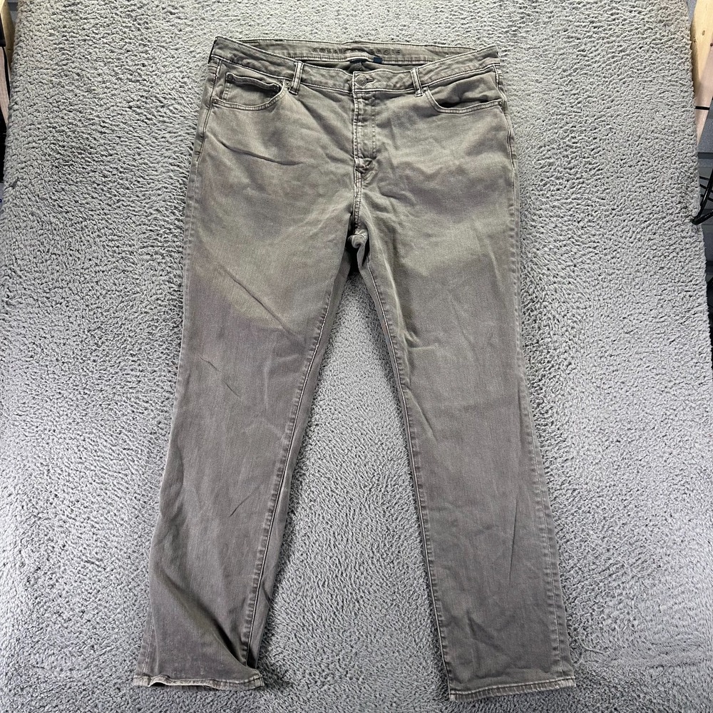 American Eagle Outfitters Airflex Jeans Mens 40x34 Gray Cotton Denim Straight